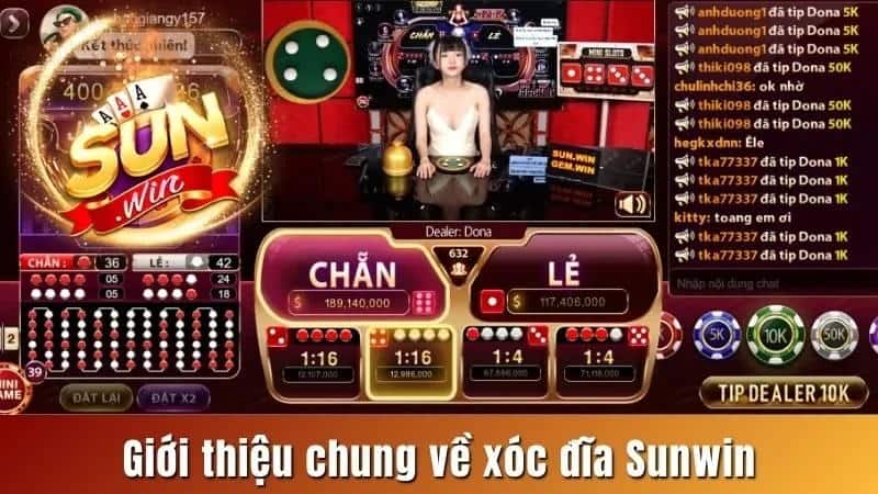 Giới thiệu chung về Xóc đĩa Sunwin
